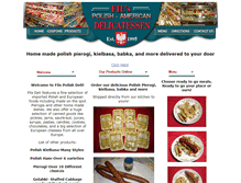 Tablet Screenshot of filspolishdeli.com